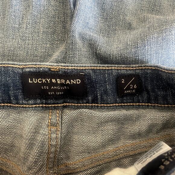 Lucky Brand Mid Rise Skinny Ava Jeans Sz 2/26 - Picture 4 of 5